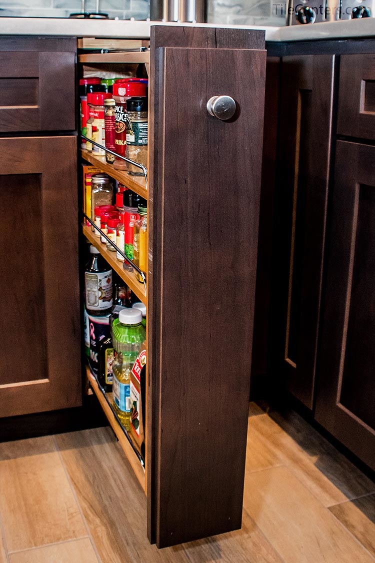 Pullout Kitchen Cabinet Spice Rack