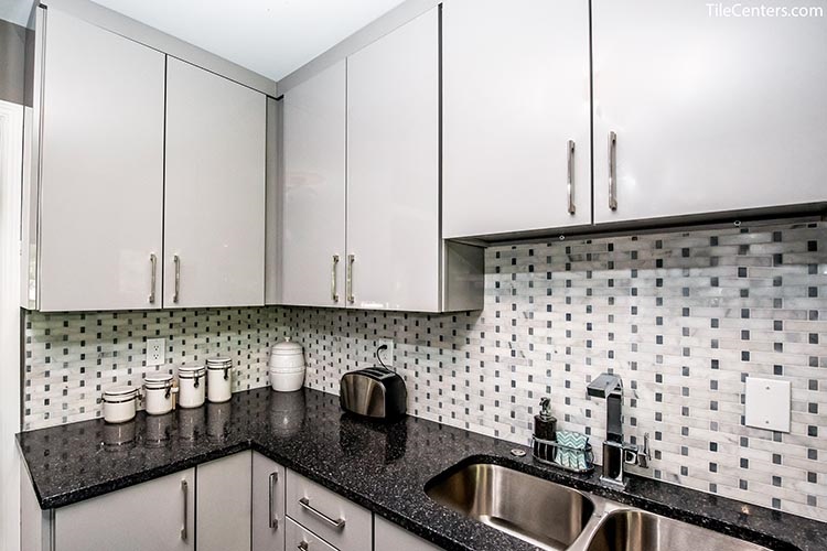 White and Grey Kitchen Remodel - Silver Spring, MD 20906