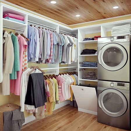 Storage cabinet ideas for laundry room