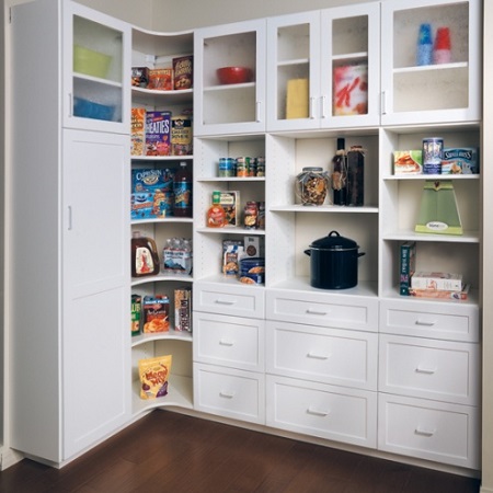 Modular cabinet pantry systems for the kitchen