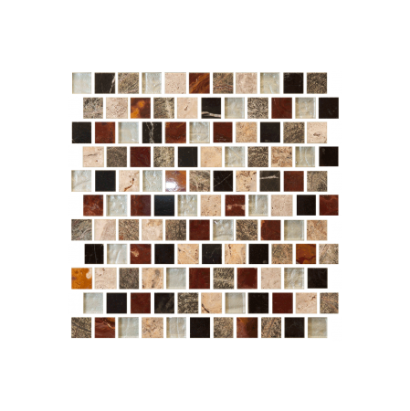 Lavish Offset 1" x 1" Mosaic