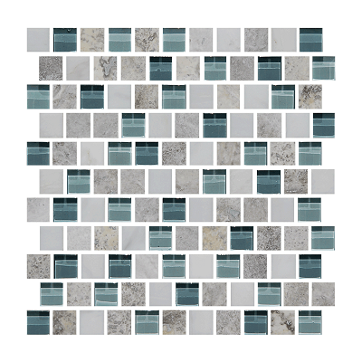 Trevi Fountain Offset  1" x 1" Mosaic